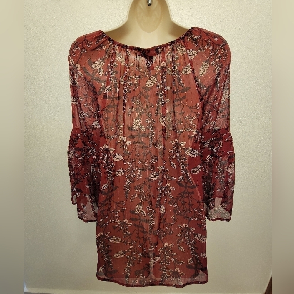 Style & Co Peasant Blouse - Picture 6 of 7